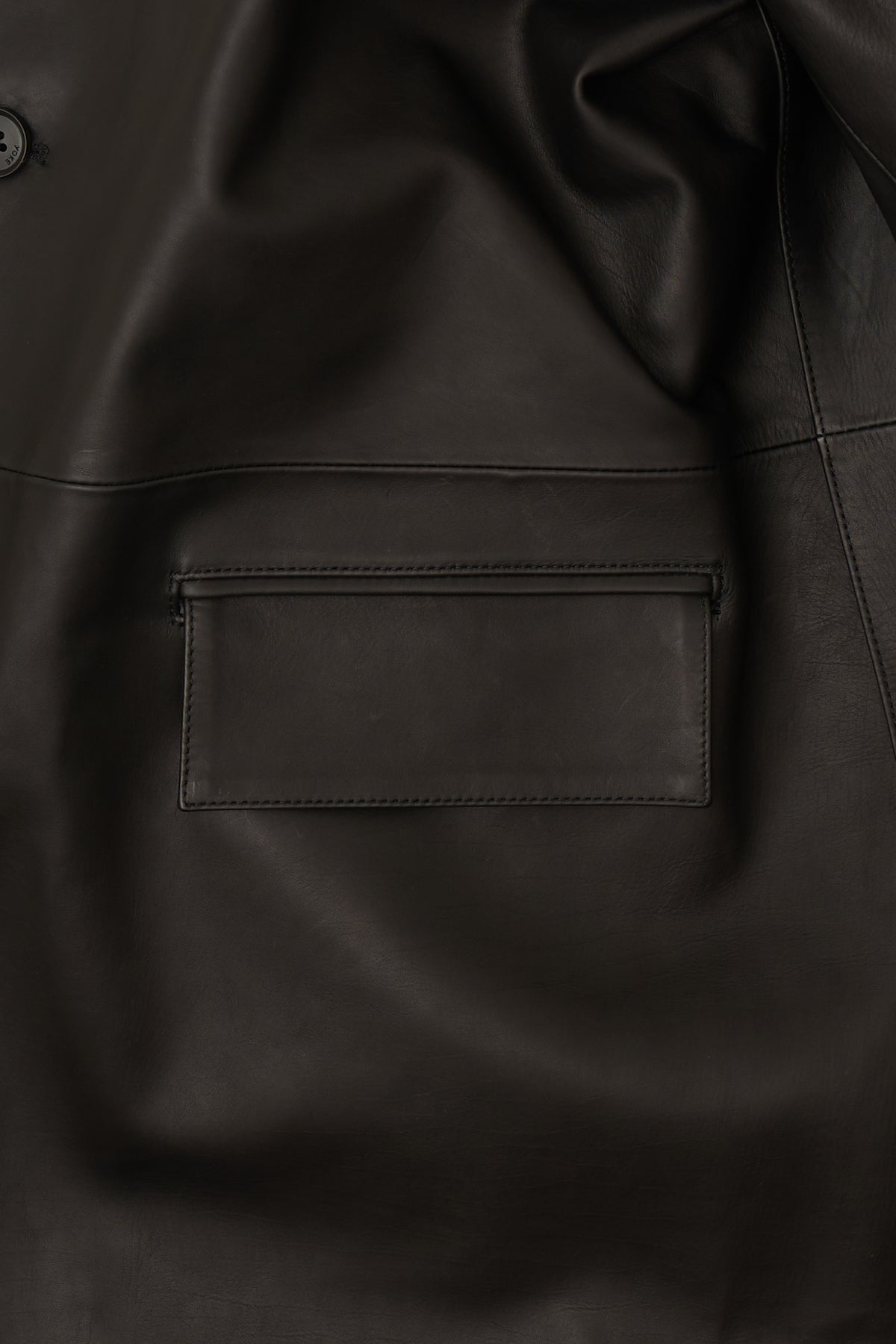 Calf Nappa Leather Coat