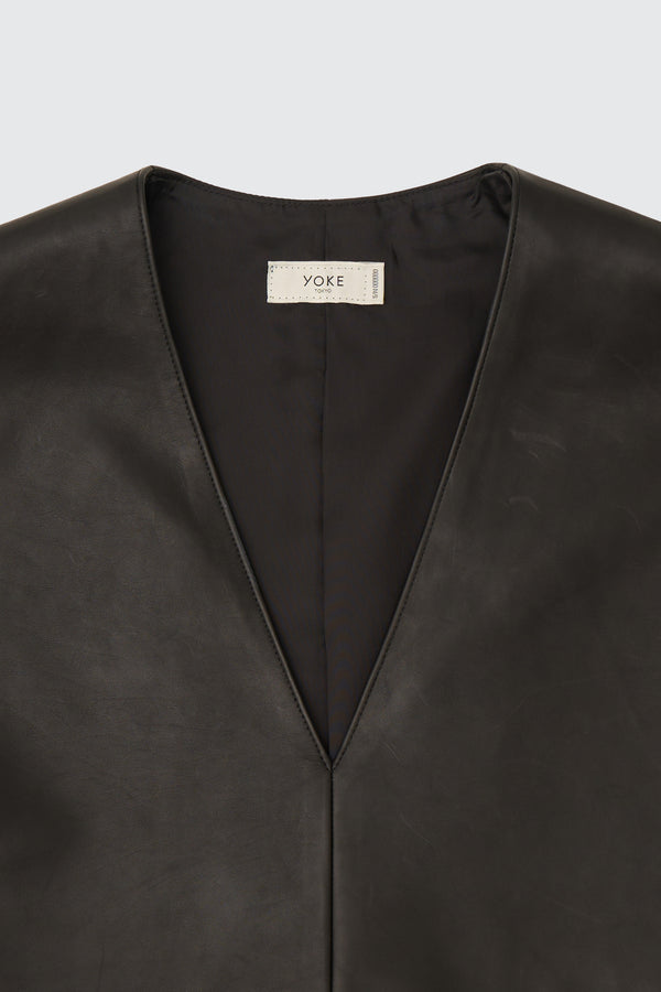 Calf Nappa Leather Top