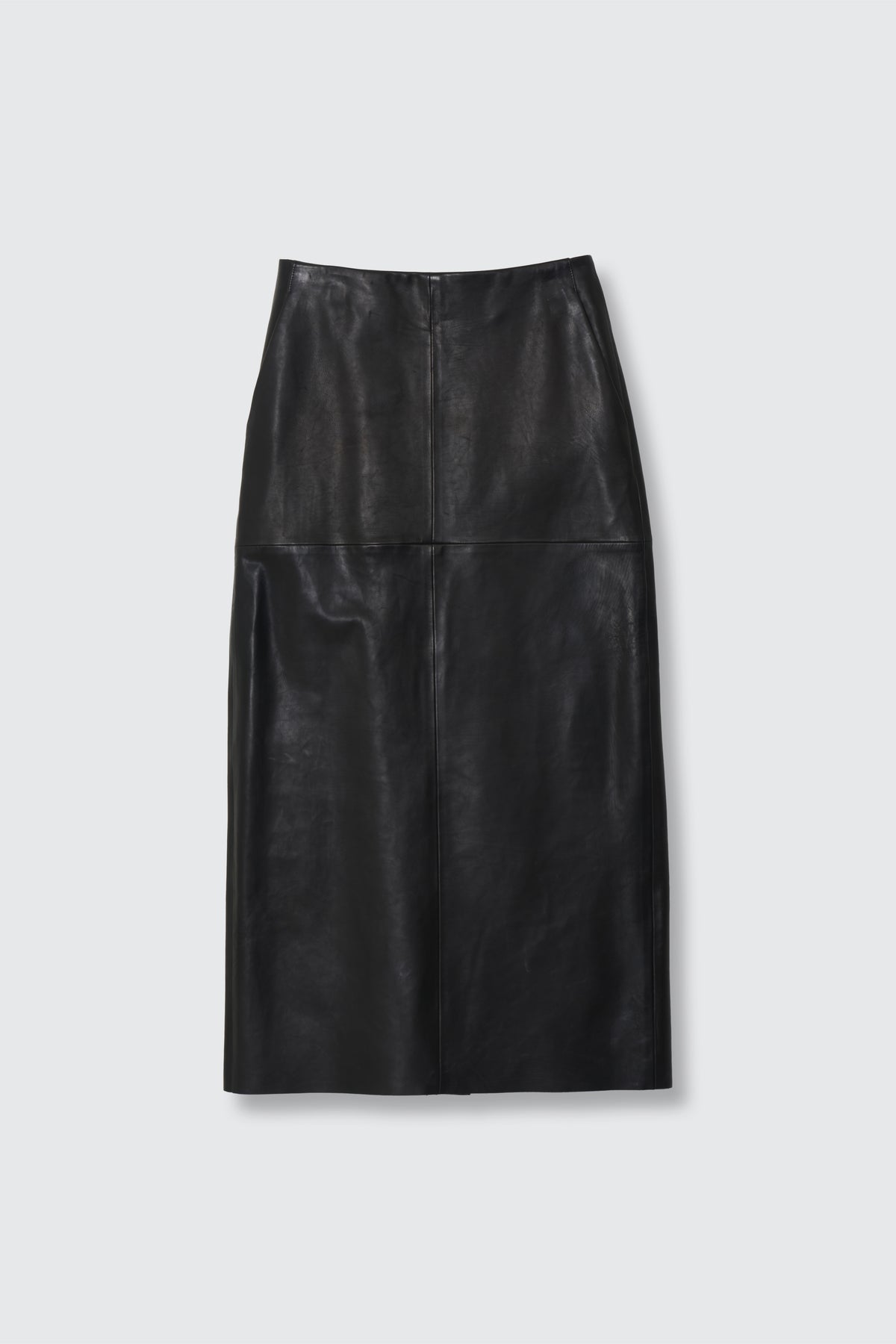 Calf Nappa Leather Skirt