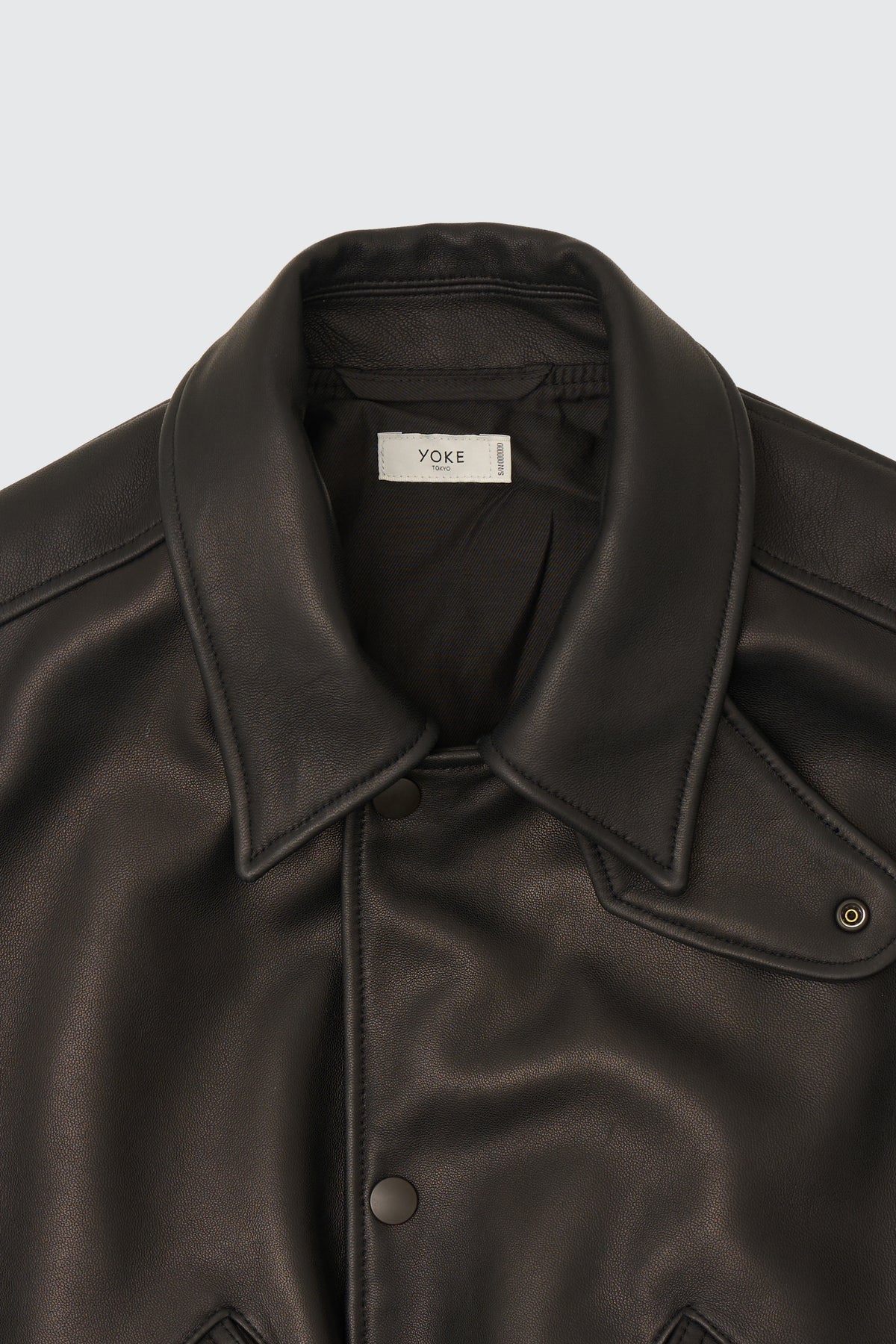 Lamb Leather Bomber Short Jacket