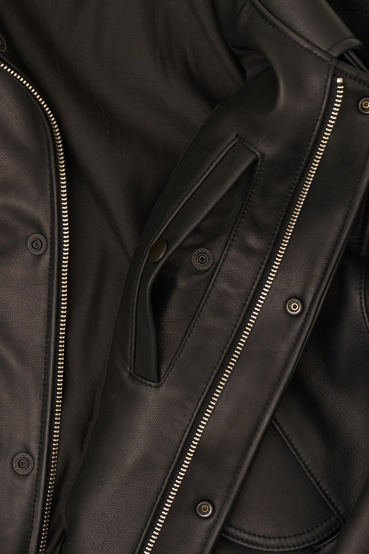 Lamb Leather Bomber Short Jacket
