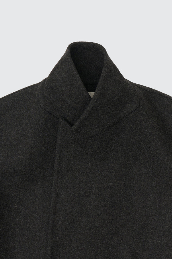 Wool Cashmere Double Breasted Rever Jacket