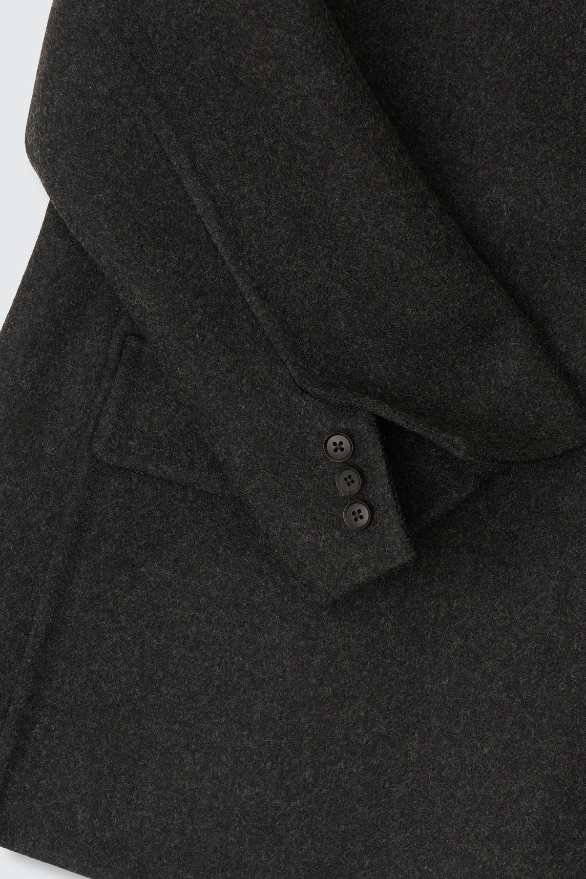Wool Cashmere Double Breasted Rever Jacket