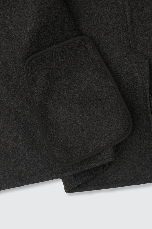 Wool Cashmere Double Breasted Rever Jacket