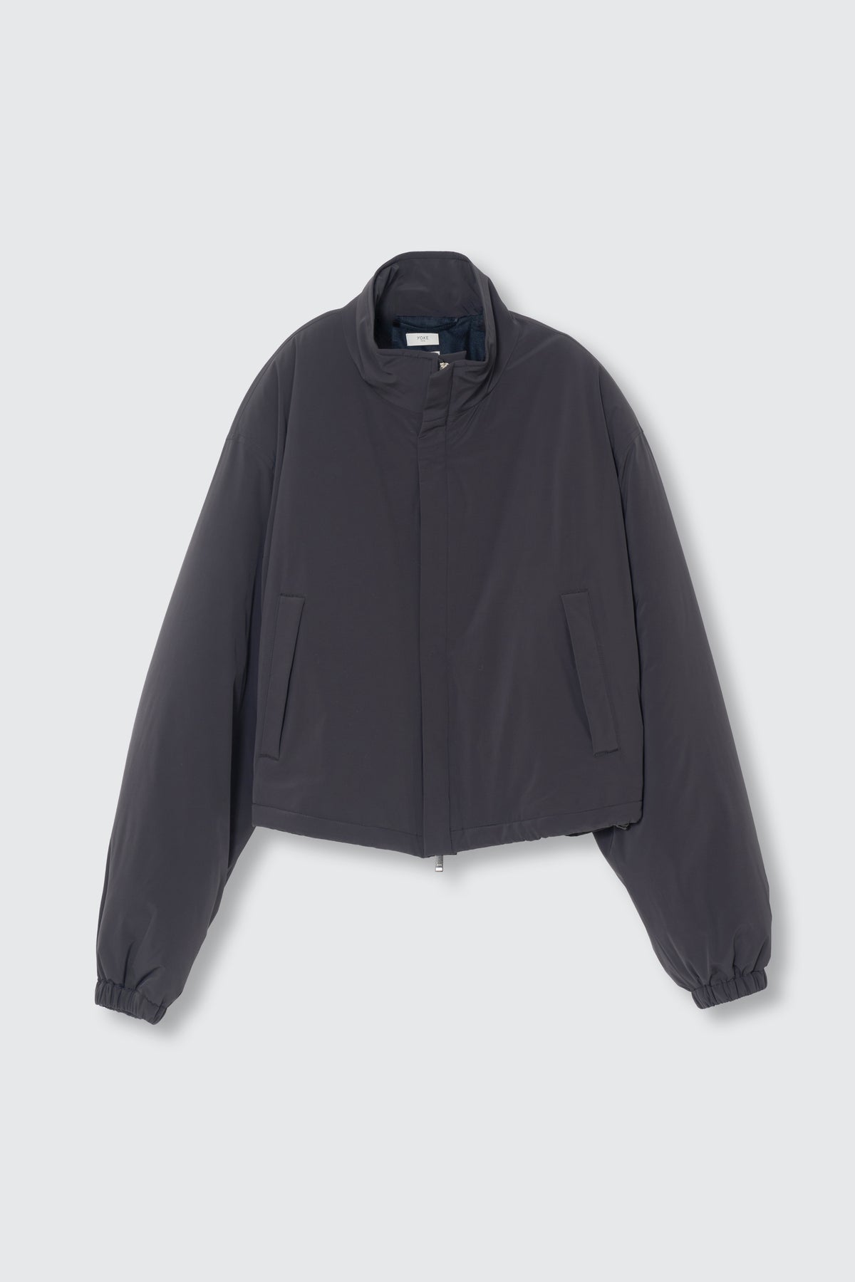 Super Stretch Recycle Nylon Taffeta Puffer Short Blouson