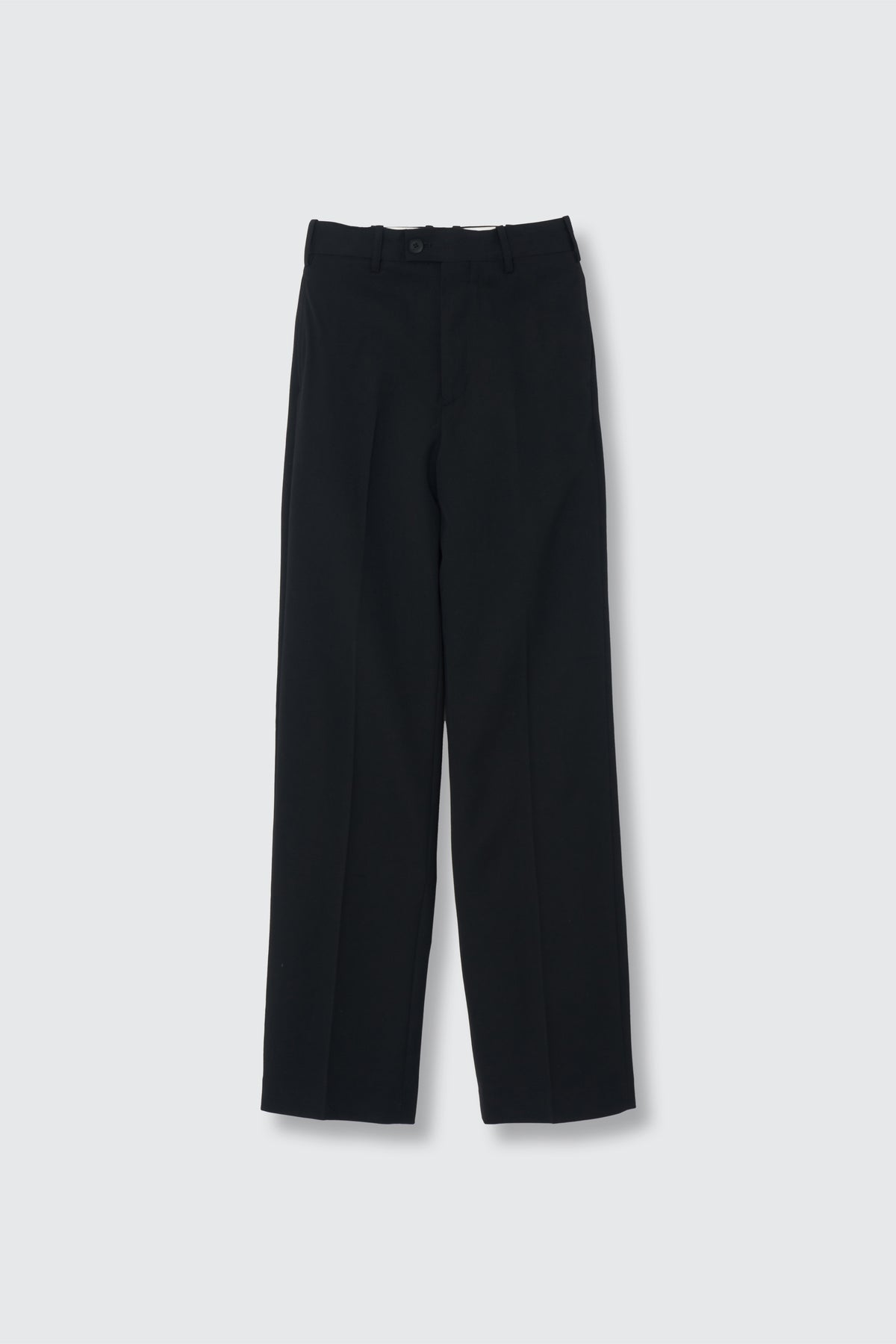 Super120's Wool Serge Straight Trousers