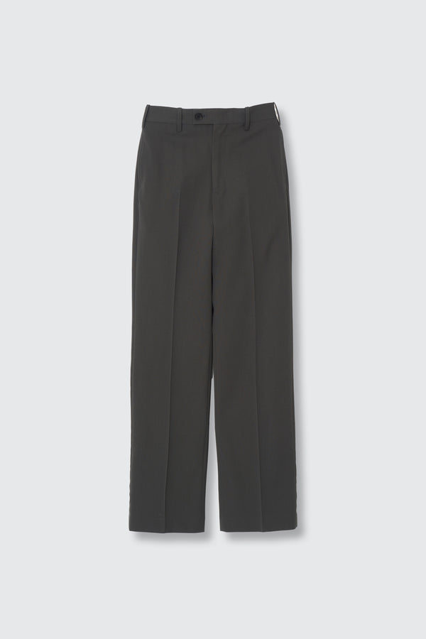 Super120's Wool Serge Straight Trousers