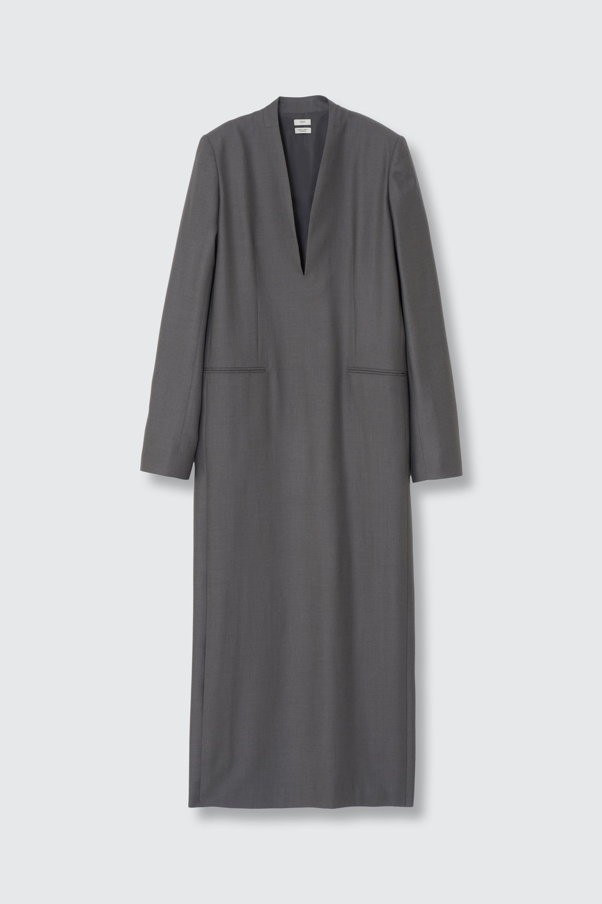 Super120's Wool Serge Long Dress