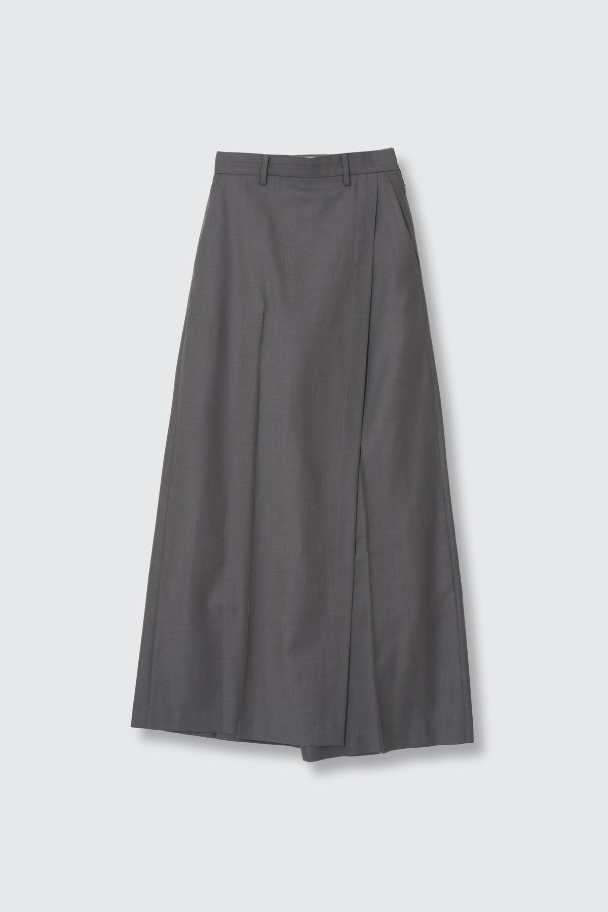 Super120's Wool Serge Layered Trousers