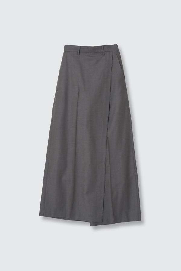 Super120's Wool Serge Layered Trousers