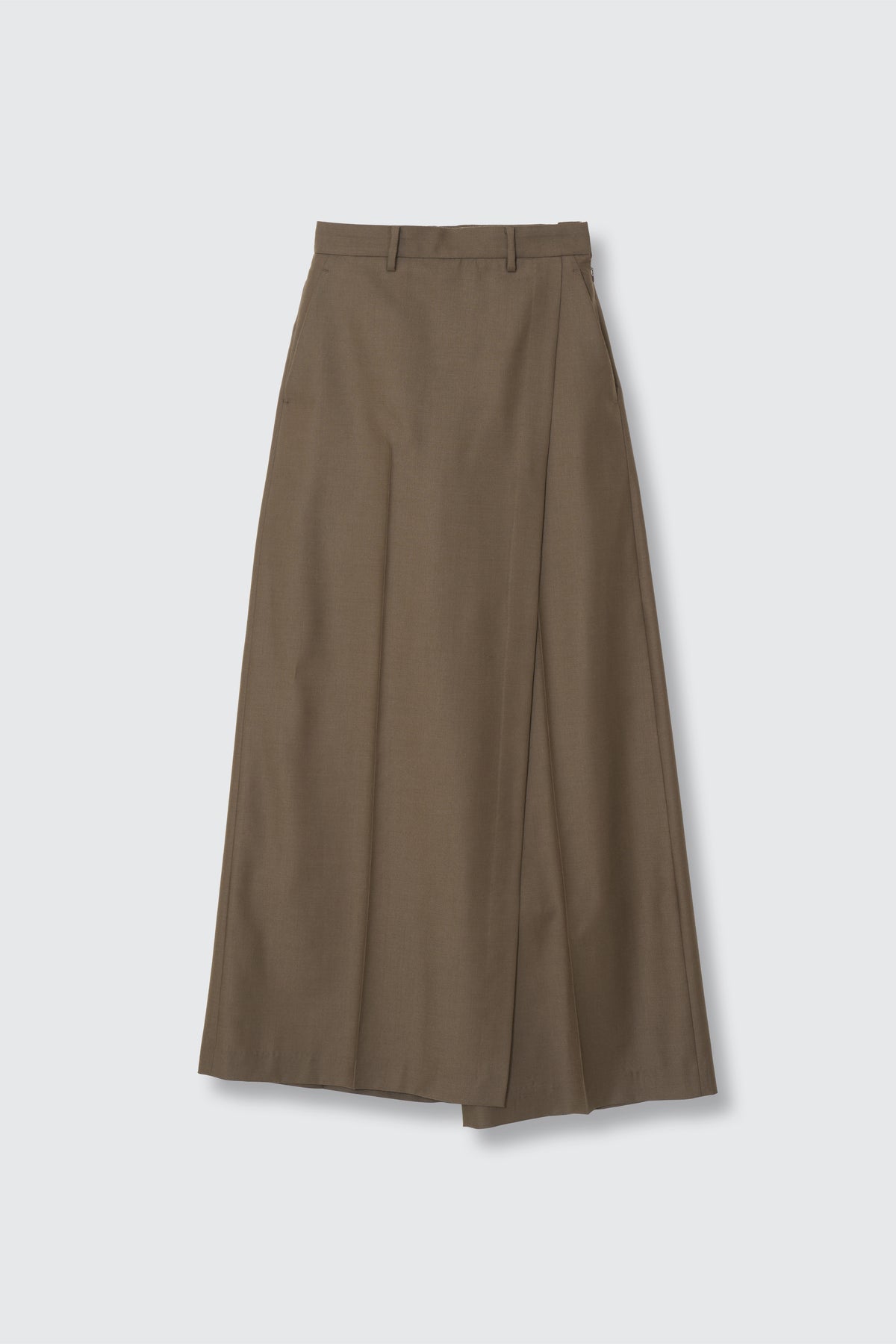 Super120's Wool Serge Layered Trousers