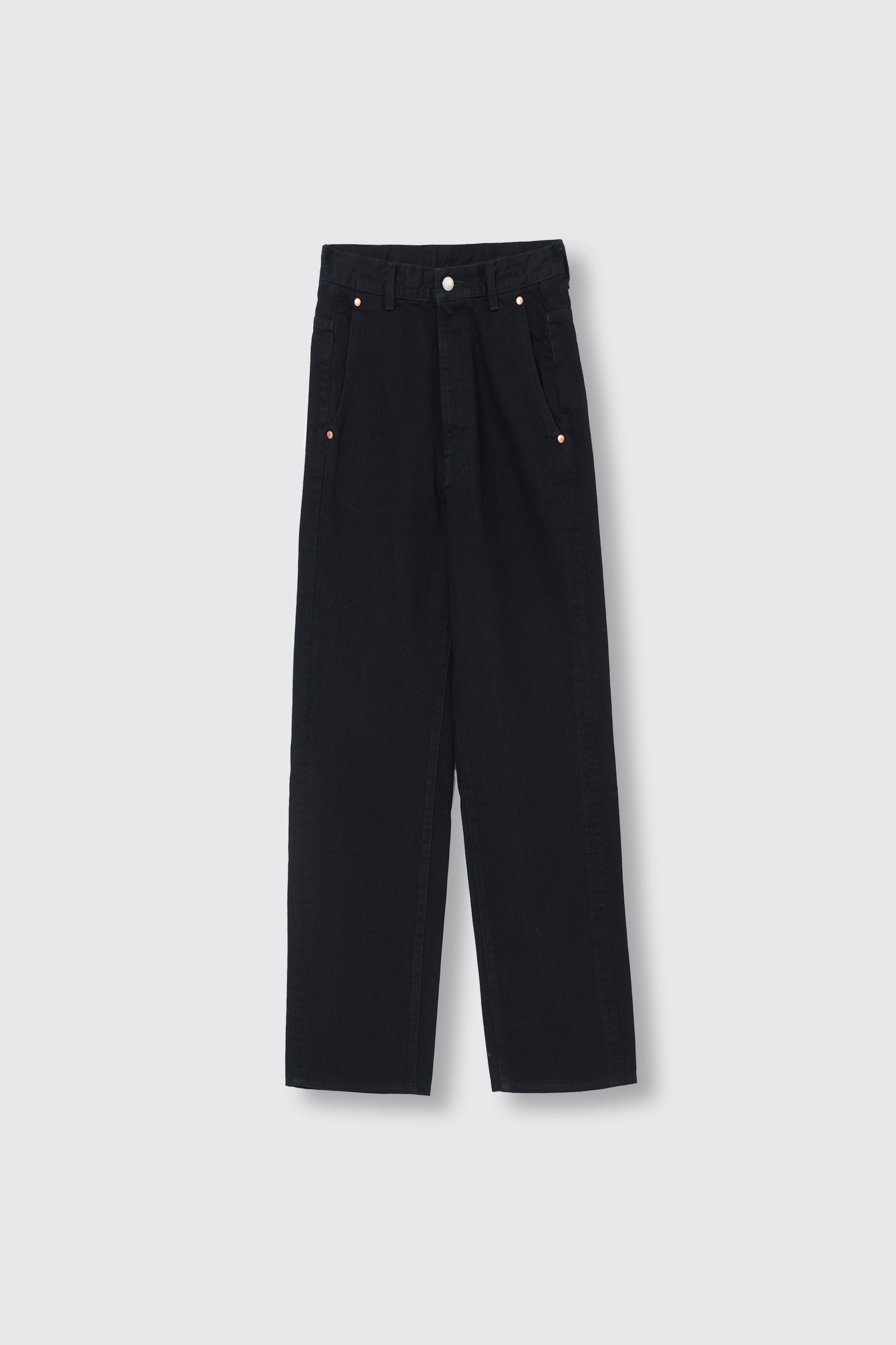 Denim Wide Straight Pants | YOKE Official Website
