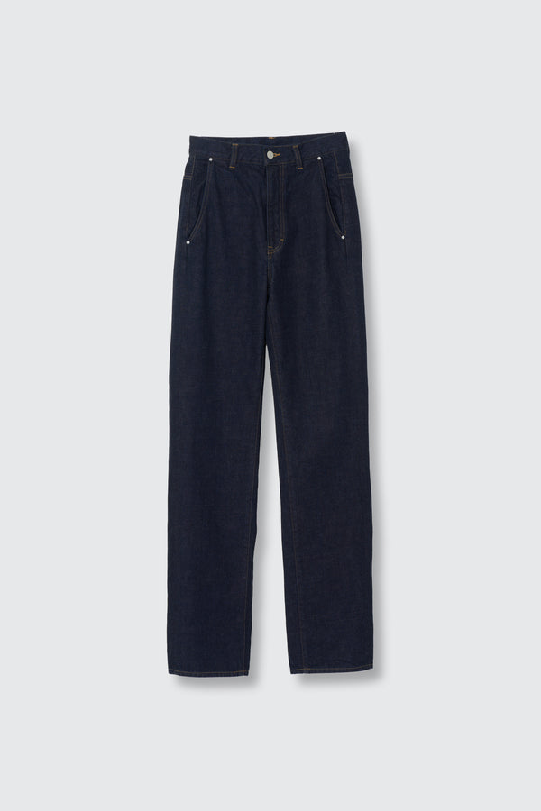 Denim Wide Straight Pants