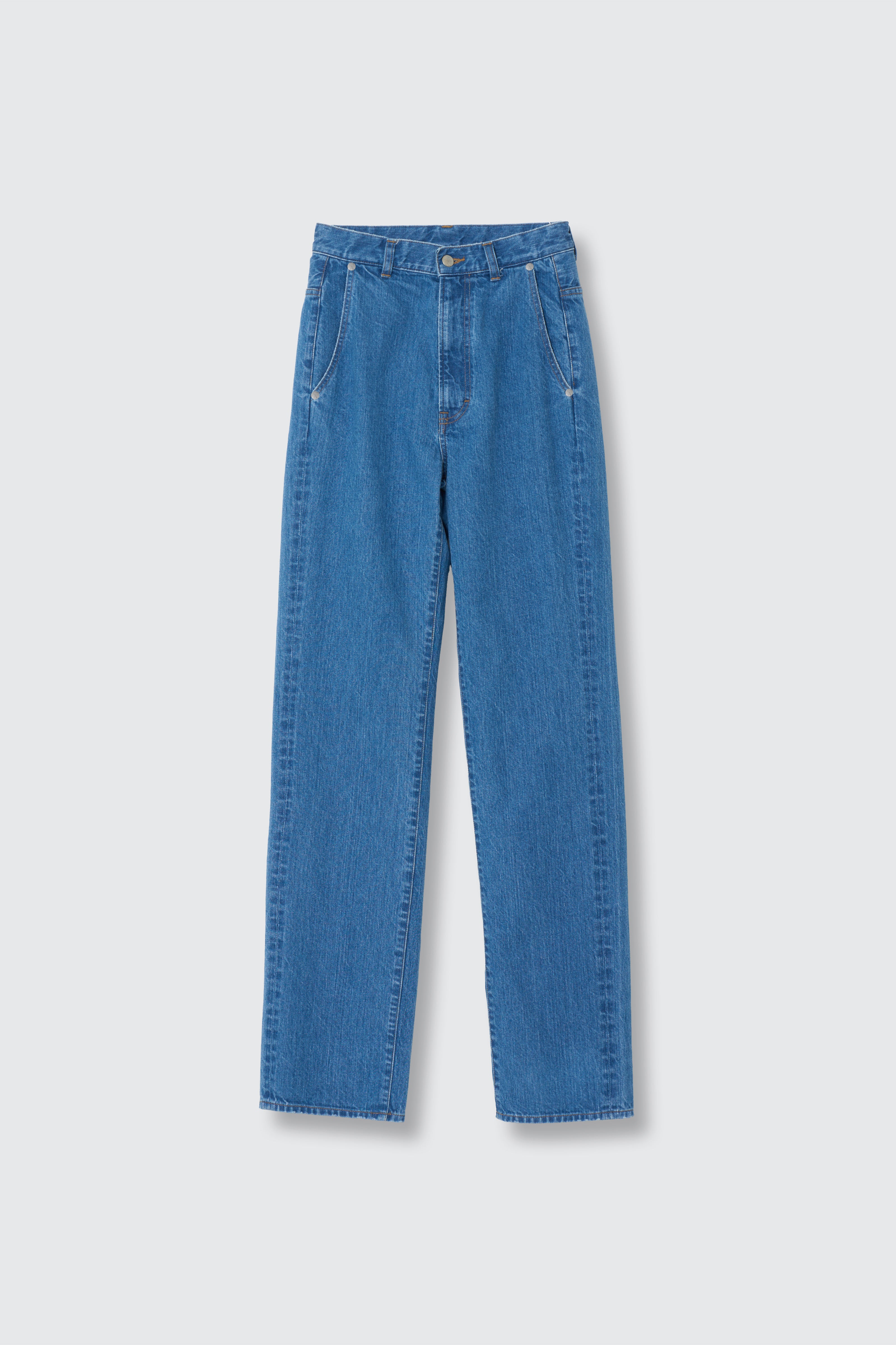 YOKE／デニム Denim Wide Straight Pants Vintage Wash | YOKE Official Website