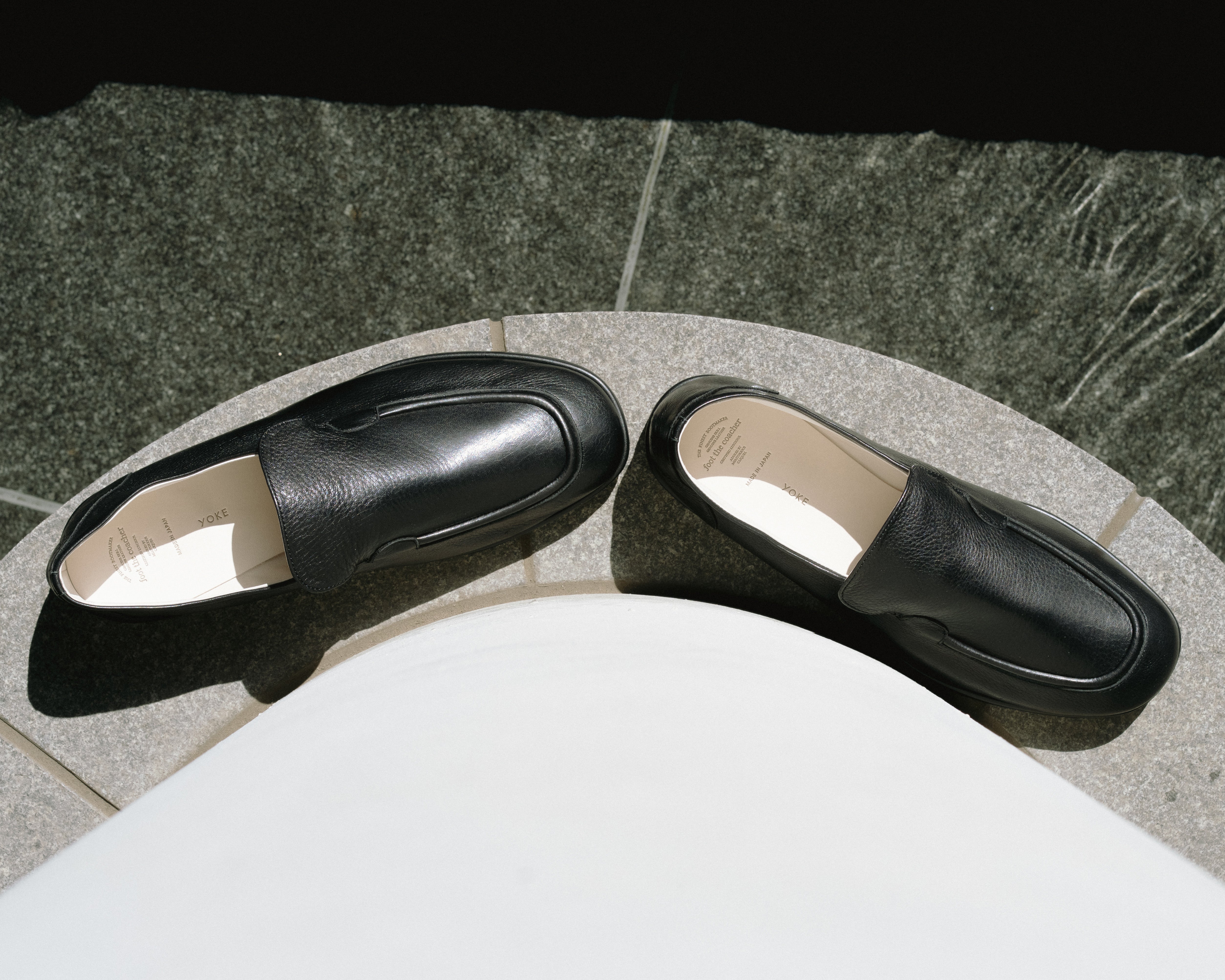 foot the coacher x YOKE Leather Loafer