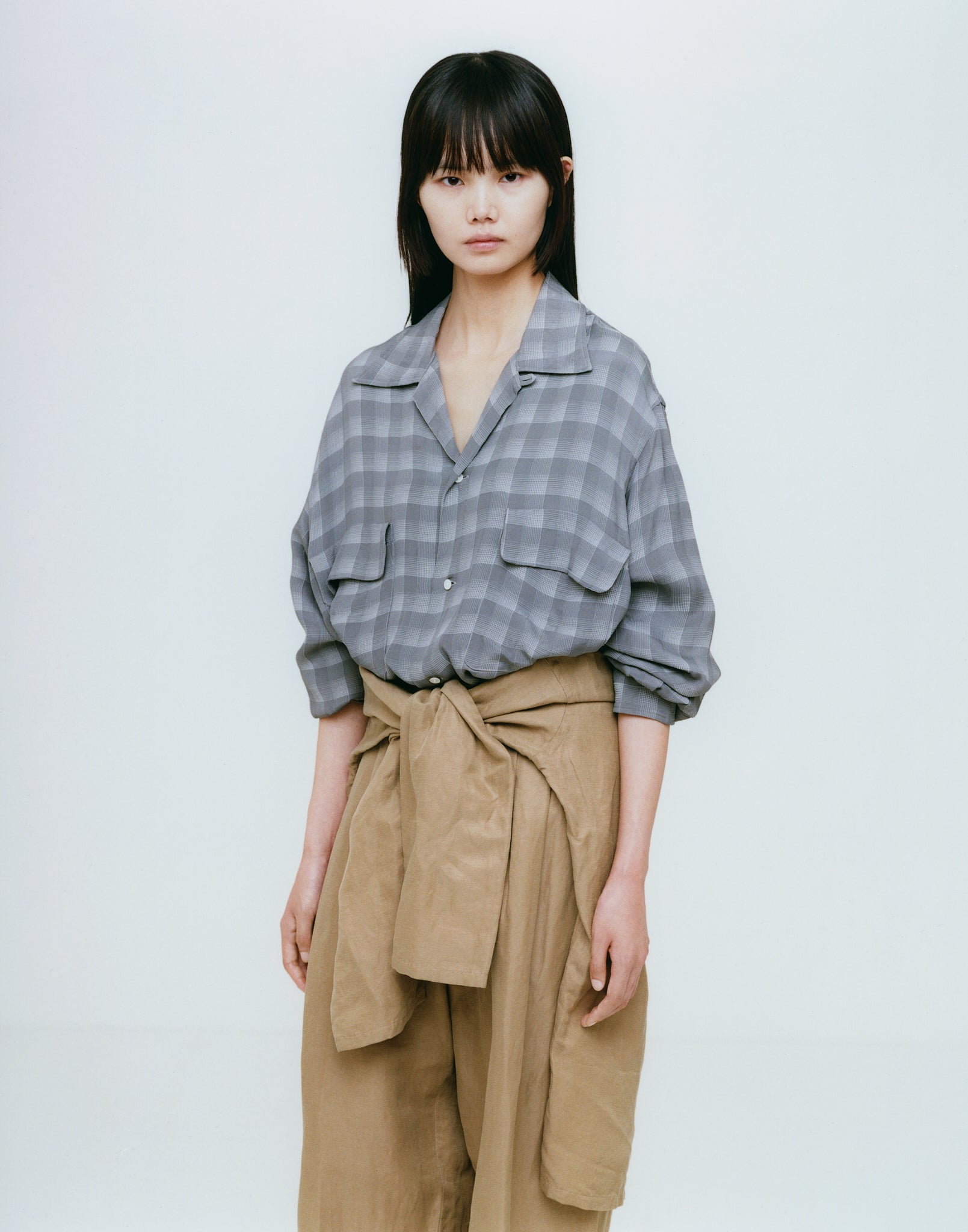 YOKE 2026ss Modal Open Collar Shirt ヨーク
