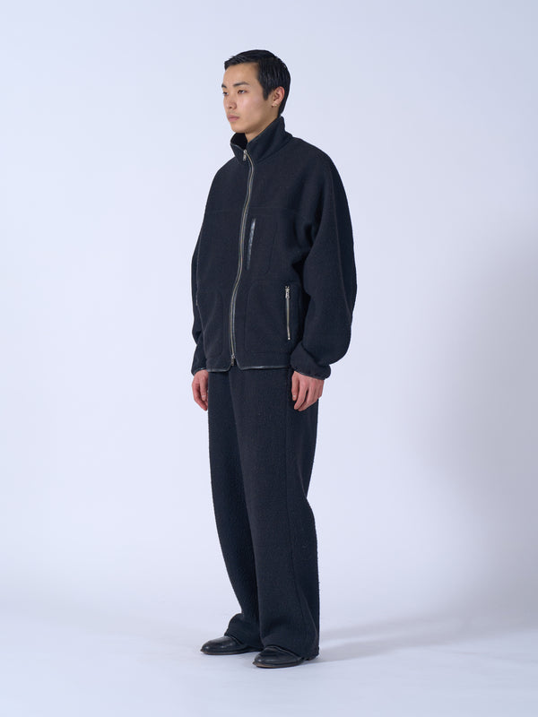Wool Fleece Zip Blouson