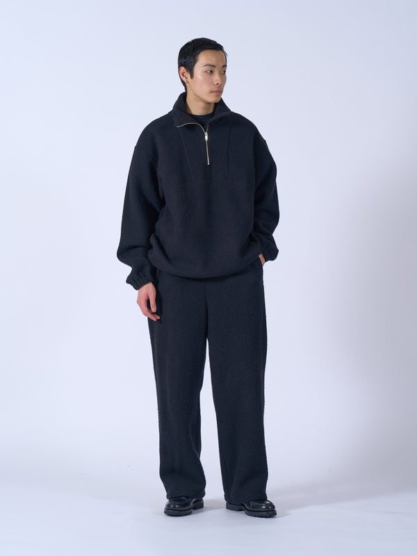 Wool Fleece Half Zip Pullover
