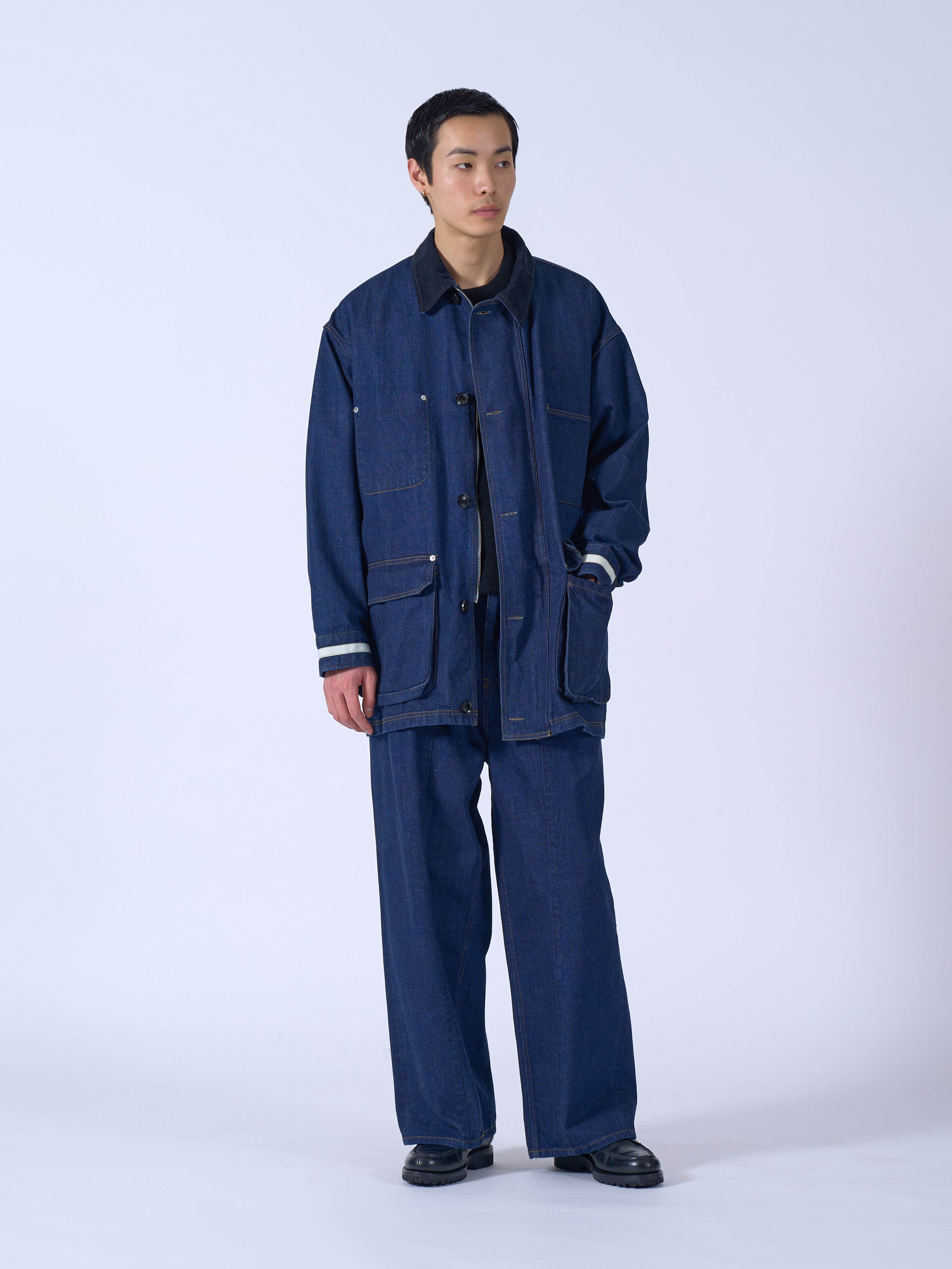 Denim Coverall Half Coat – YOKE