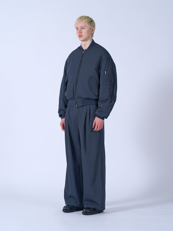 Wool Washer Twill Flight Jacket