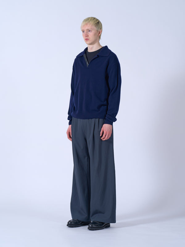 Fine Gauge Wool Skipper Sweater