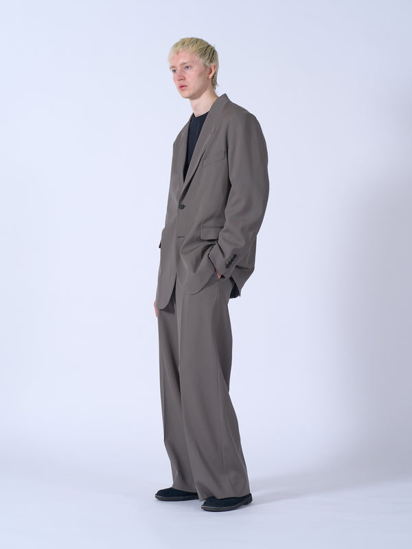 Wool Gabardine Double Breasted Jacket