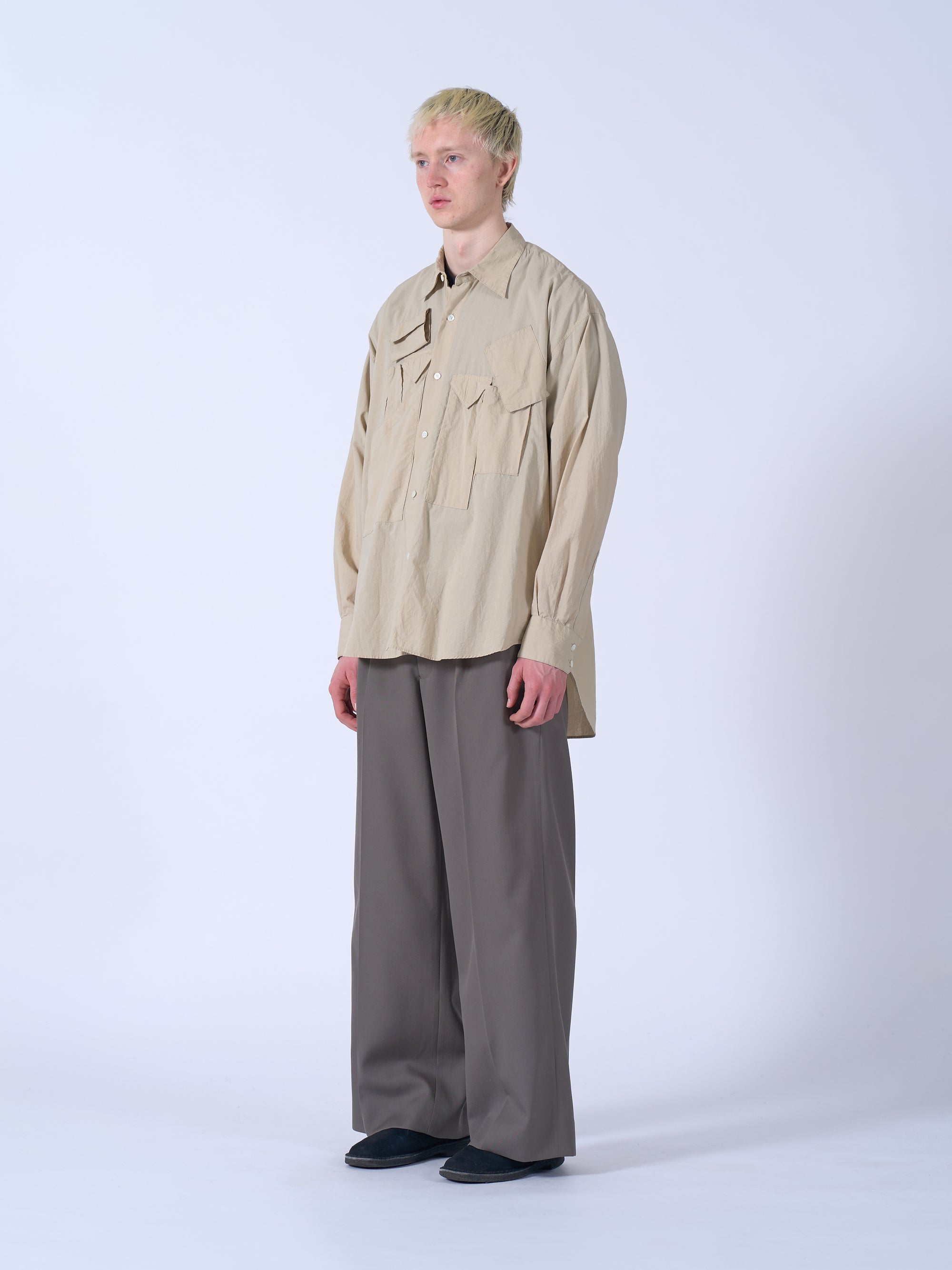 "KATHARINE HAMNETT" Organic Cotton Multi Pocket Shirt