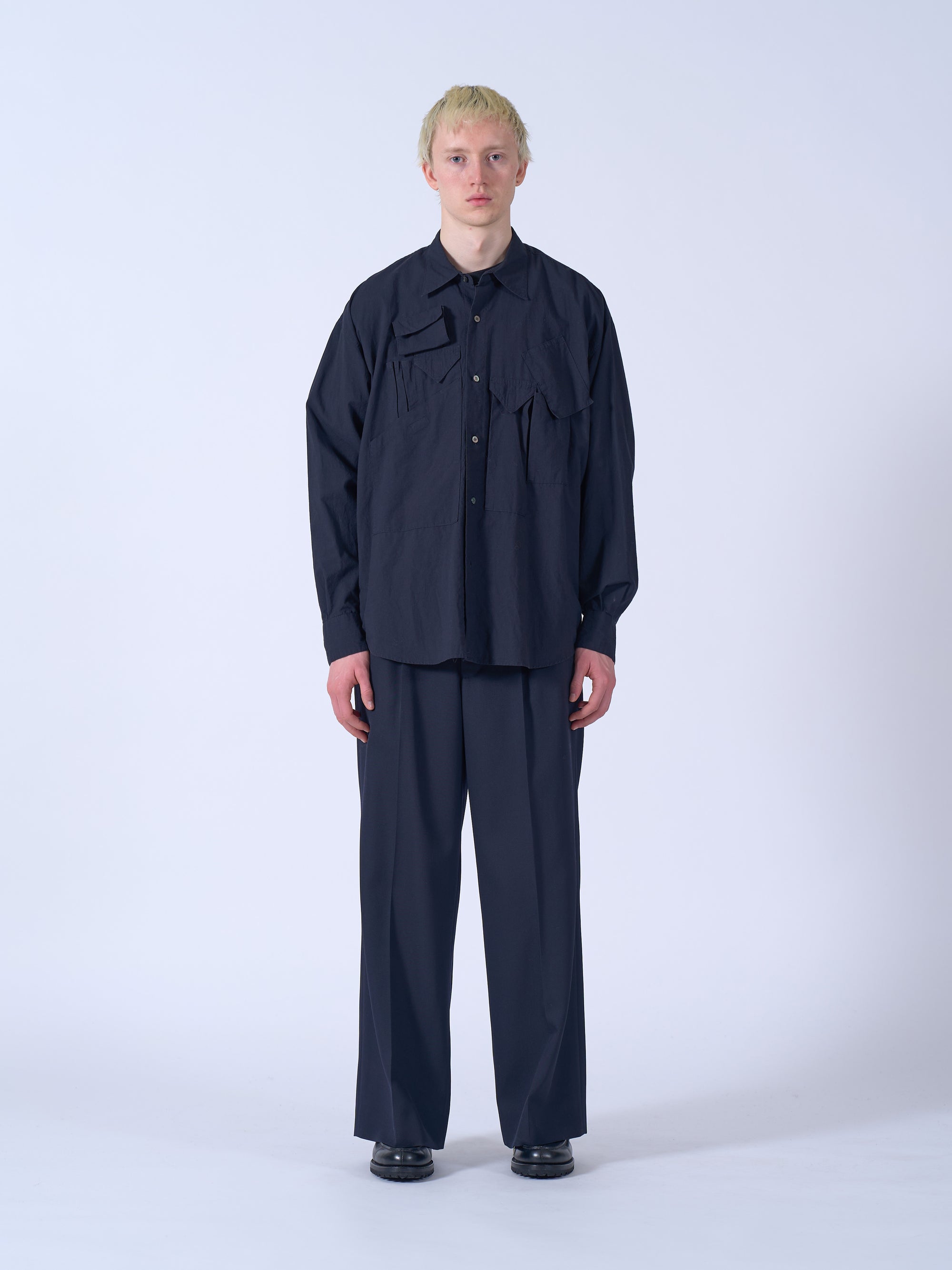"KATHARINE HAMNETT" Organic Cotton Multi Pocket Shirt