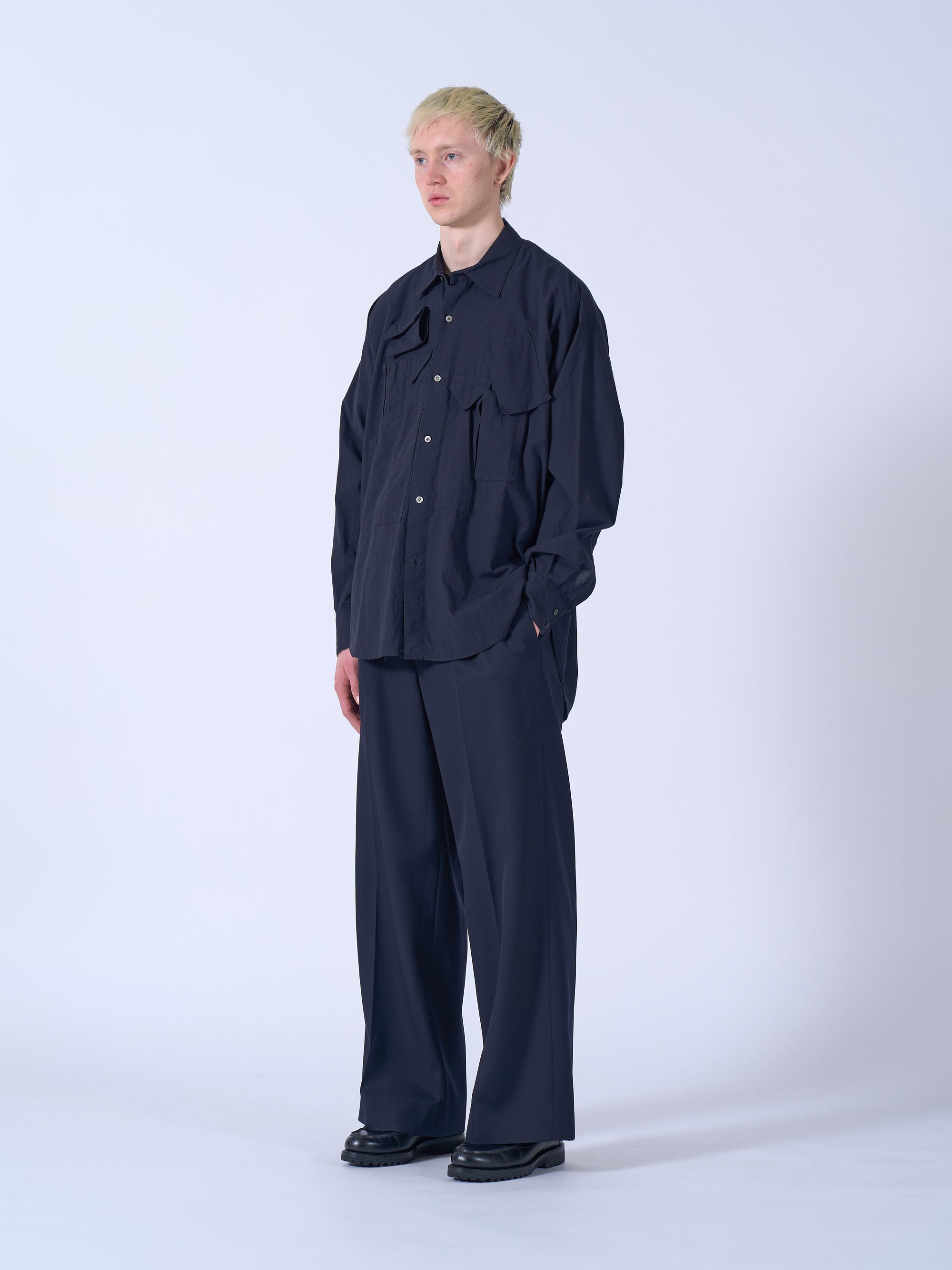 "KATHARINE HAMNETT" Organic Cotton Multi Pocket Shirt