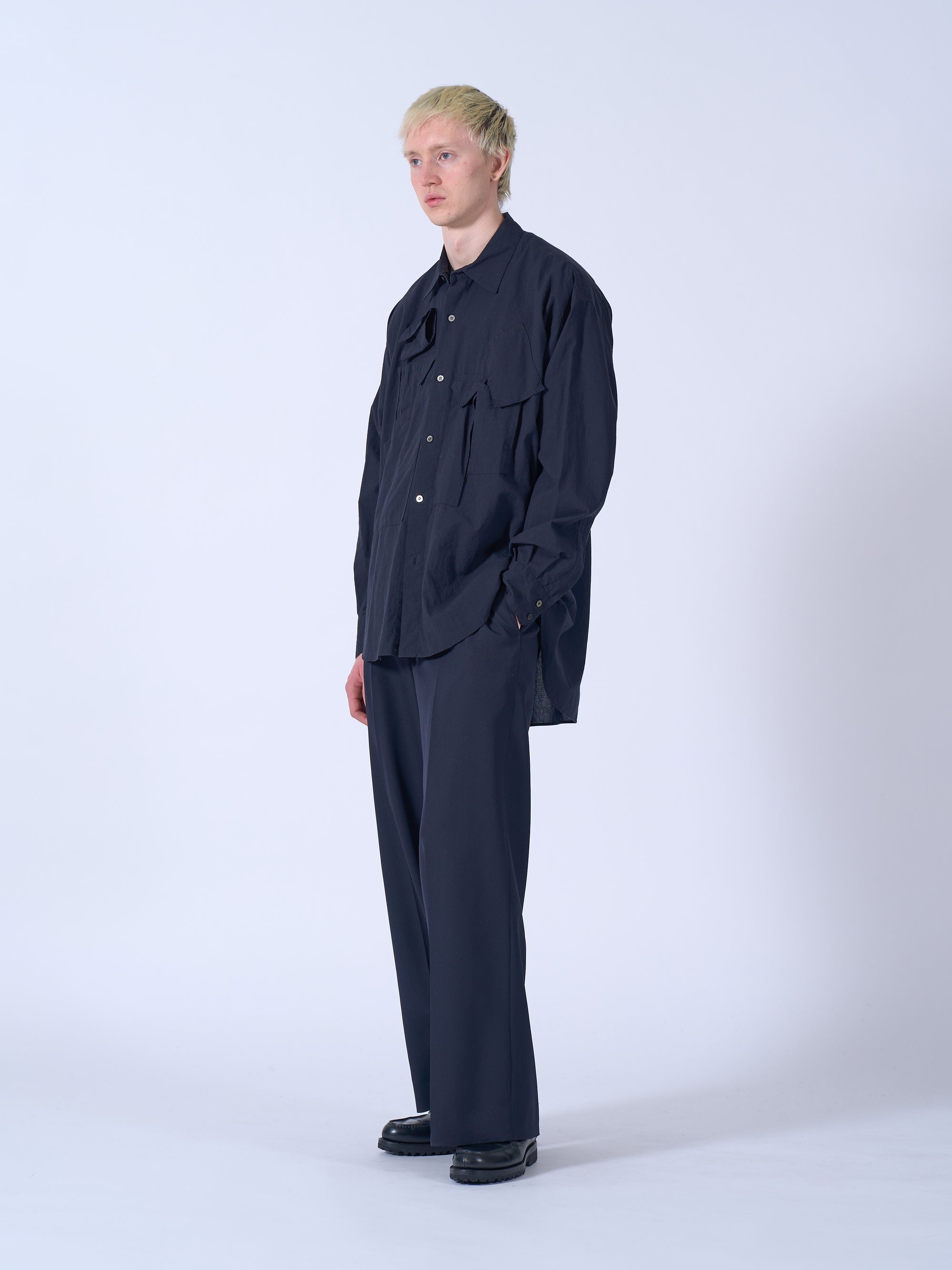 "KATHARINE HAMNETT" Organic Cotton Multi Pocket Shirt