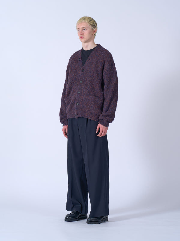 3Color Mix Baby Alpaca Cardigan