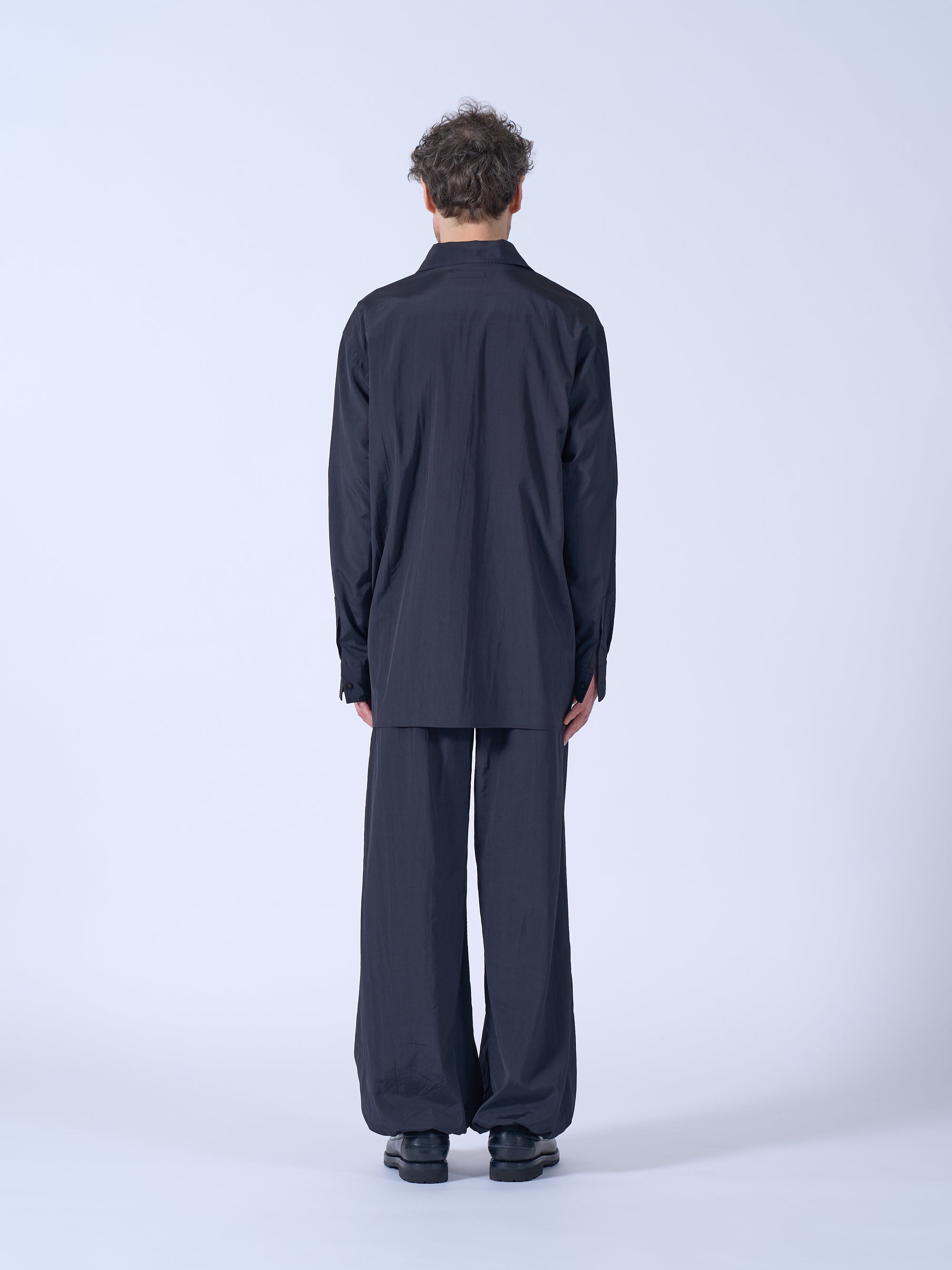 Silk Nylon Zip Shirt
