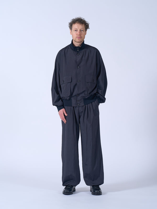 Silk Nylon Driving Blouson