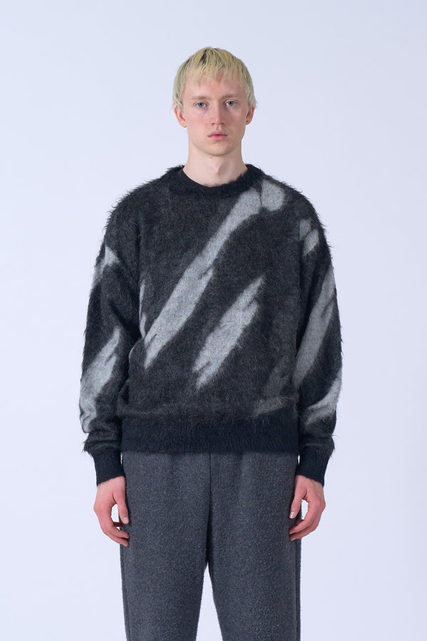 Kid Mohair Jacquard Sweater