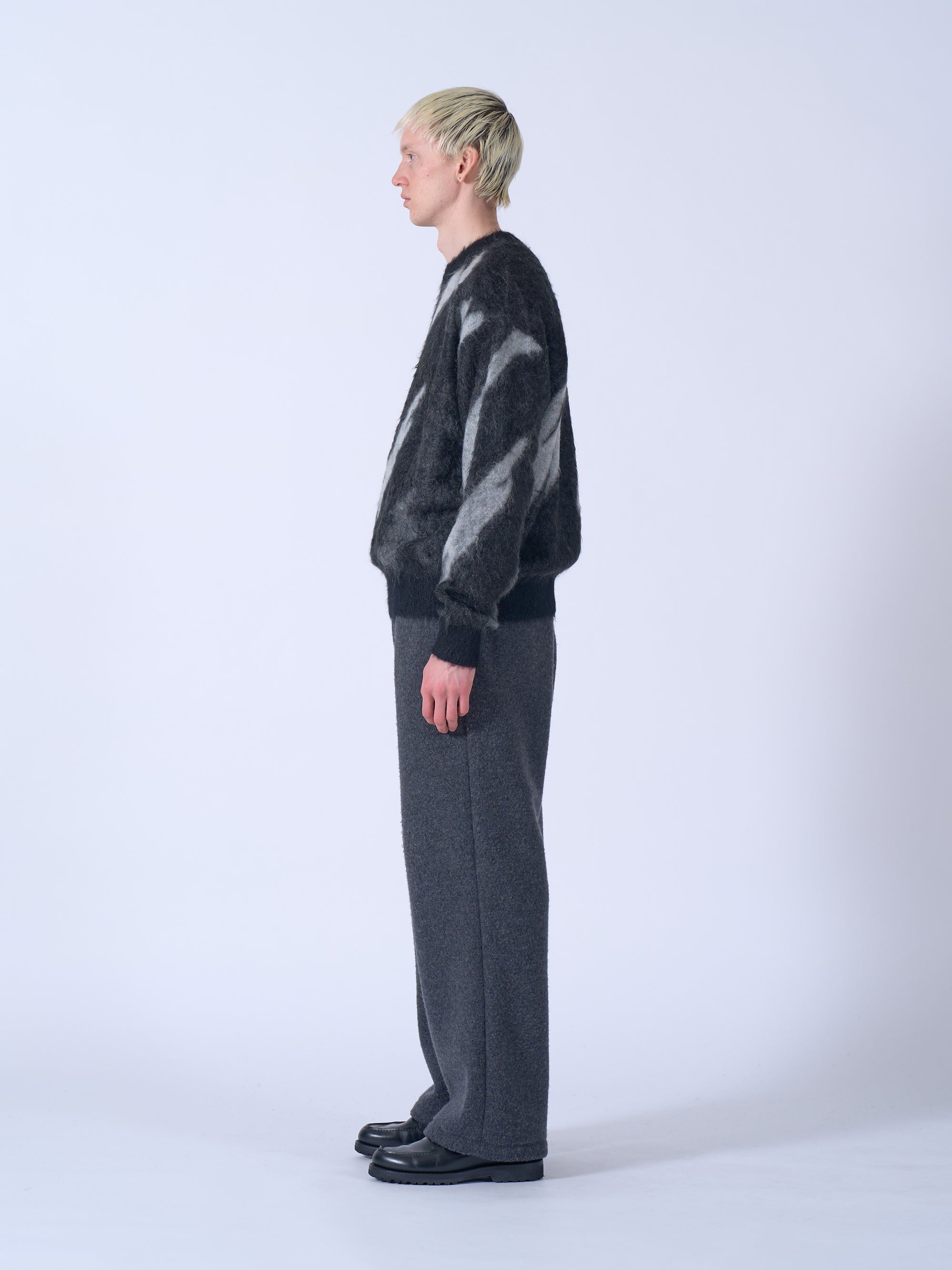 Kid Mohair Jacquard Sweater