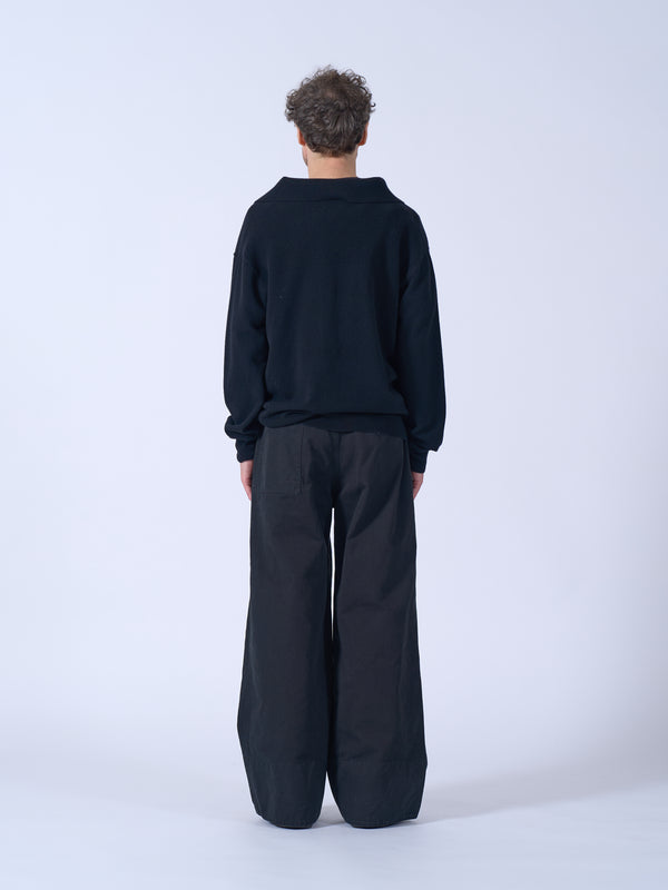 Fine Gauge Wool Skipper Sweater