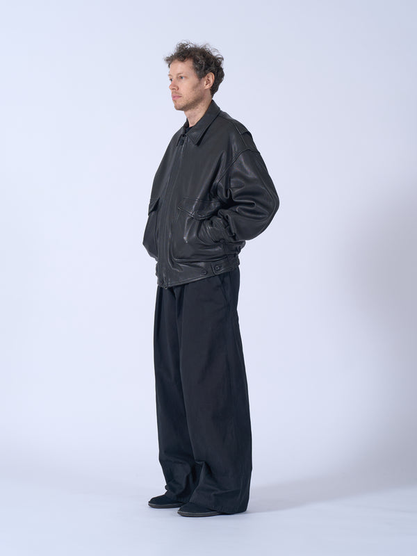 Cow Leather Flight Jacket