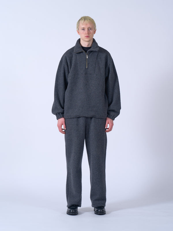 Wool Fleece Half Zip Pullover