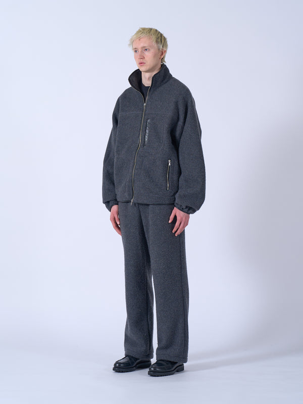 Wool Fleece Zip Blouson