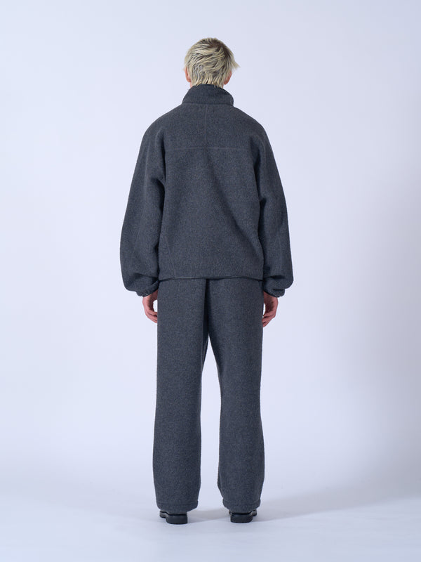 Wool Fleece Zip Blouson