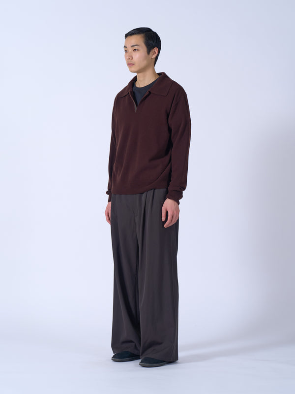 Fine Gauge Wool Skipper Sweater