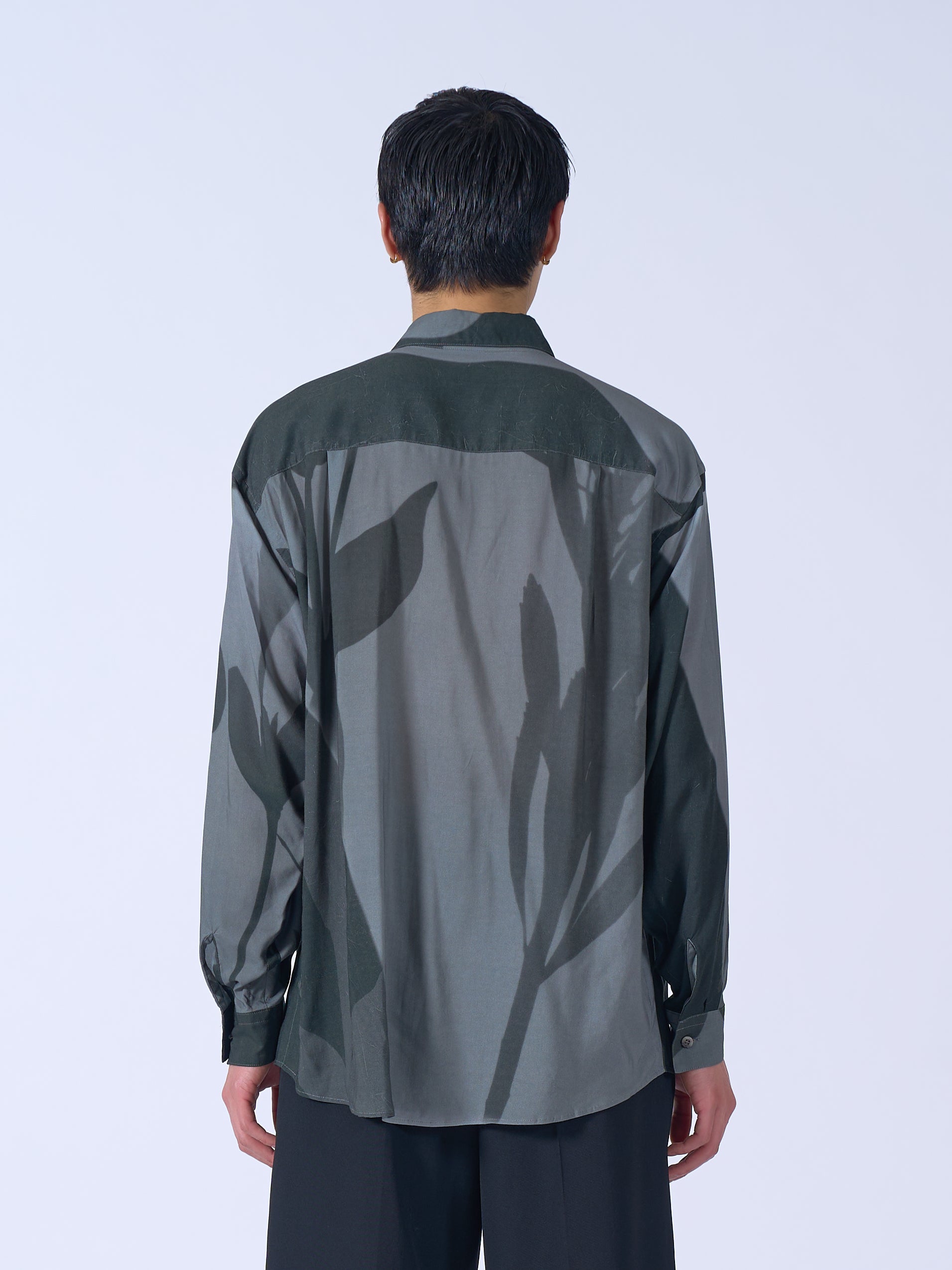 Photogram Printed Rayon Shirt