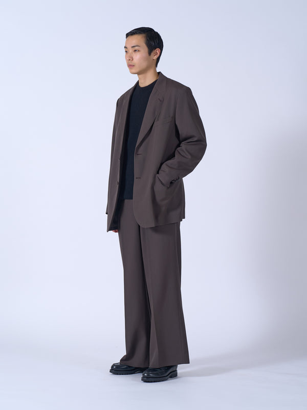 Wool Gabardine Double Breasted Jacket