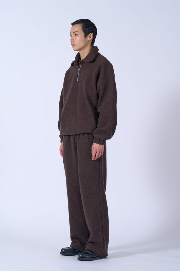 Wool Fleece Half Zip Pullover