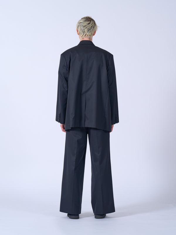 Wool Gabardine Double Breasted Jacket