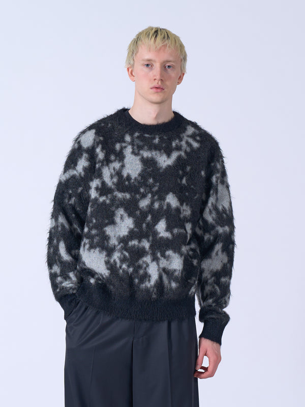 Kid Mohair Jacquard Sweater