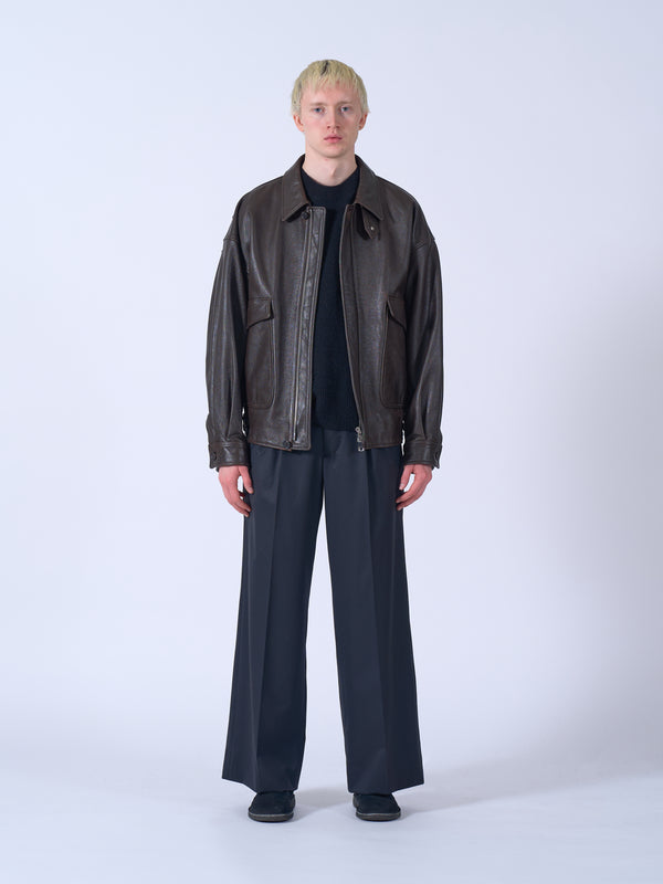 Cow Leather Flight Jacket