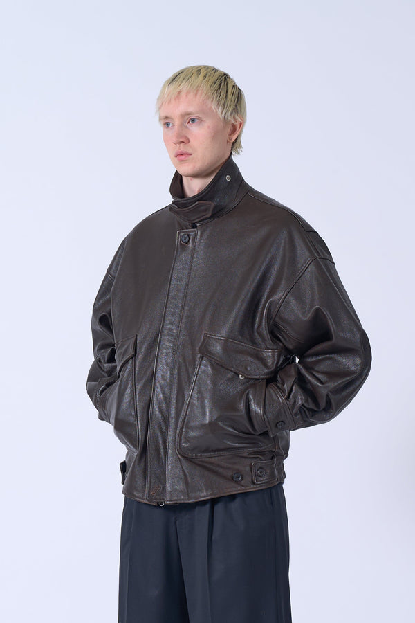 Cow Leather Flight Jacket