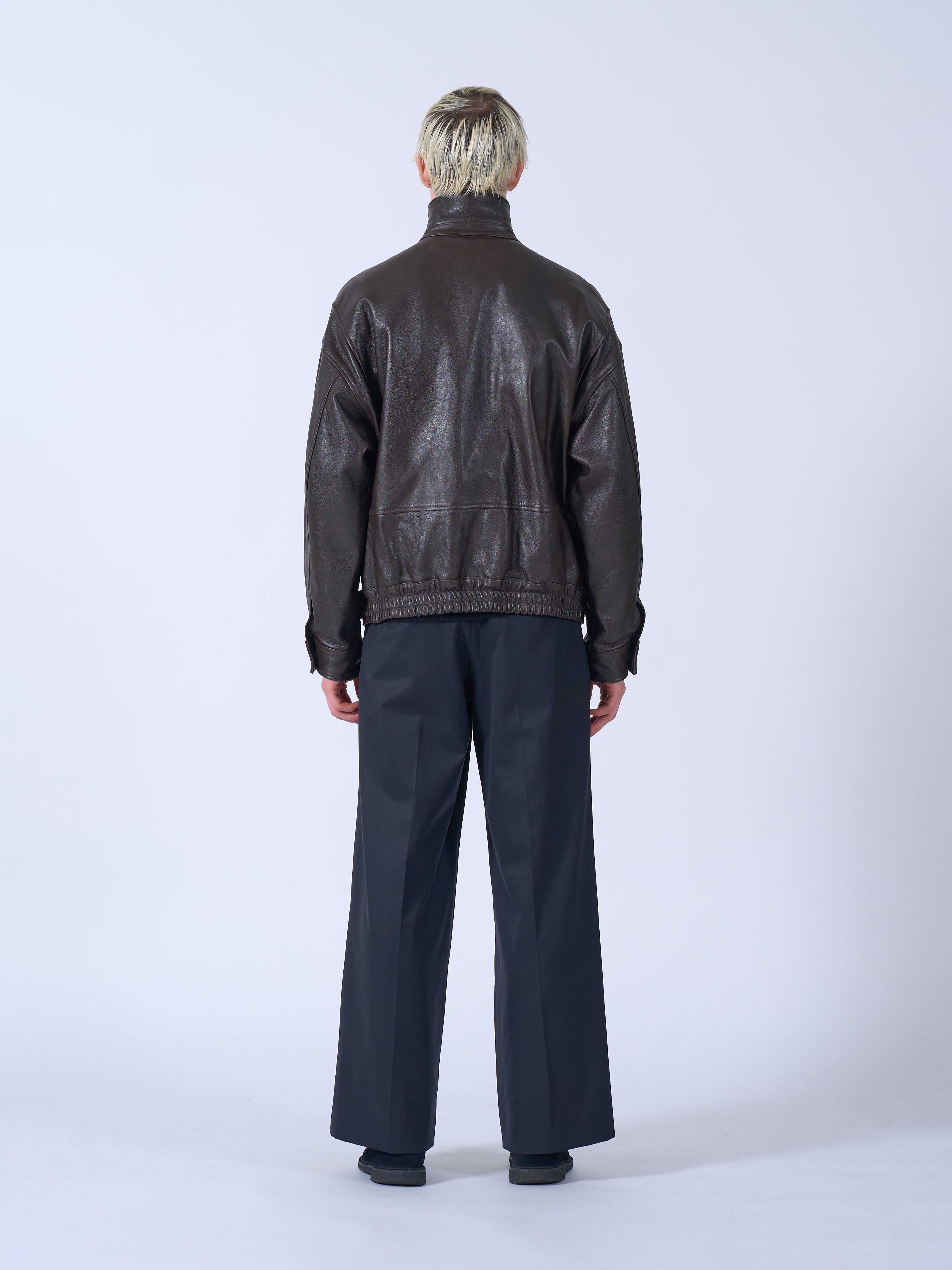 Cow Leather Flight Jacket | YOKE Official Website