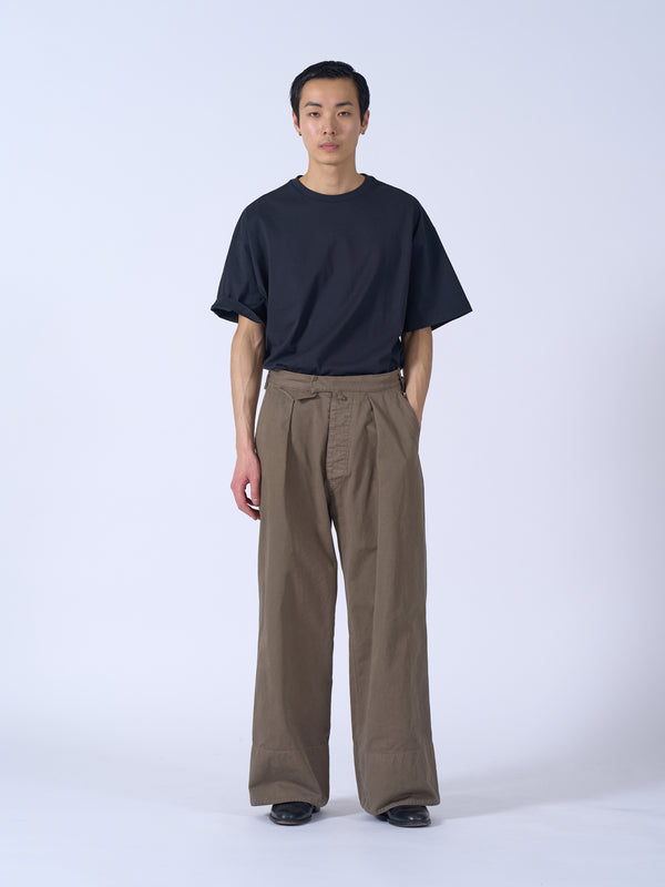 “Katharine Hamnett” Organic Cotton Wide-Leg Work Pants